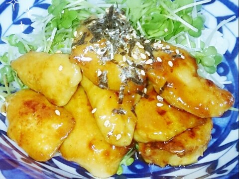 簡単＆ボリューミー☆鶏胸肉の照り焼き丼